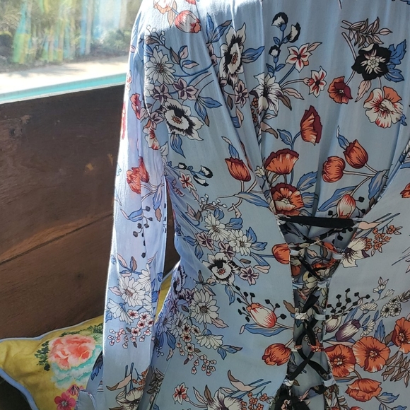 Maeve Anthropologie Midi Floral Dress - Picture 10 of 16